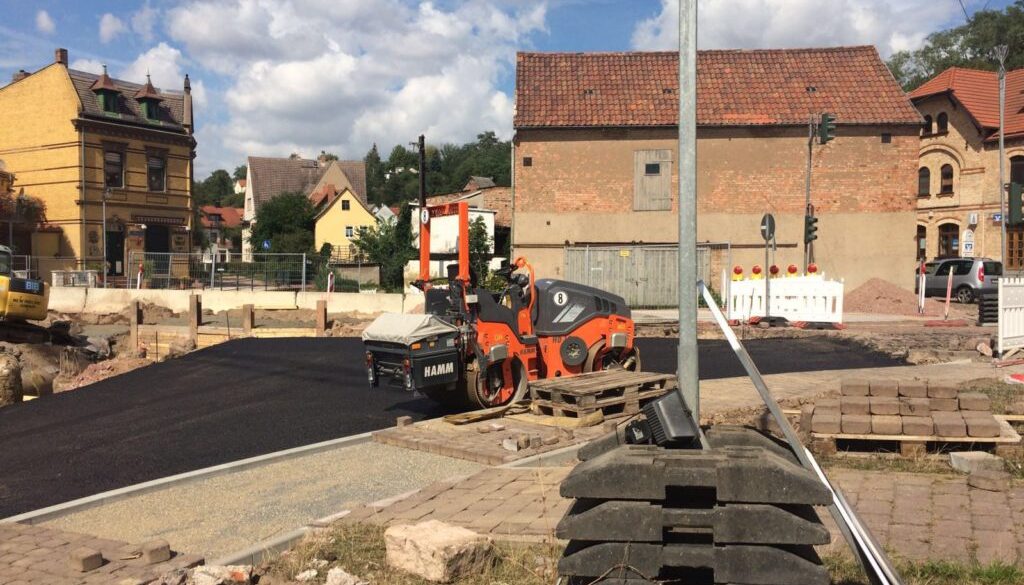 Bauarbeiten an der Fähre Wettin fast abgeschlossen.